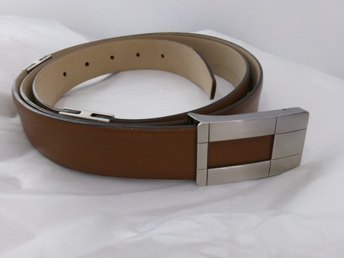 Cintura pelle marrone nuova - cintura,